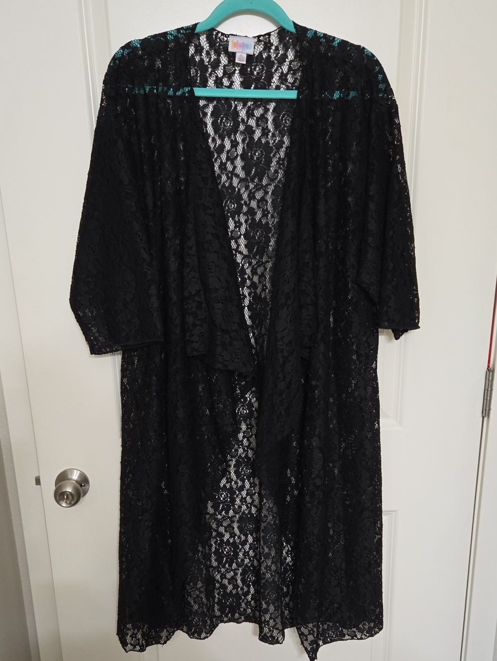 Black Lace Kimono